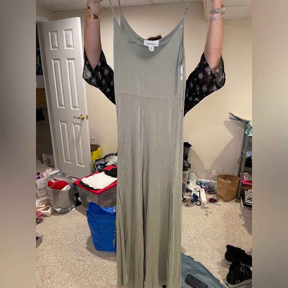 Sugar & Cream Soft Green Jumpsuit
